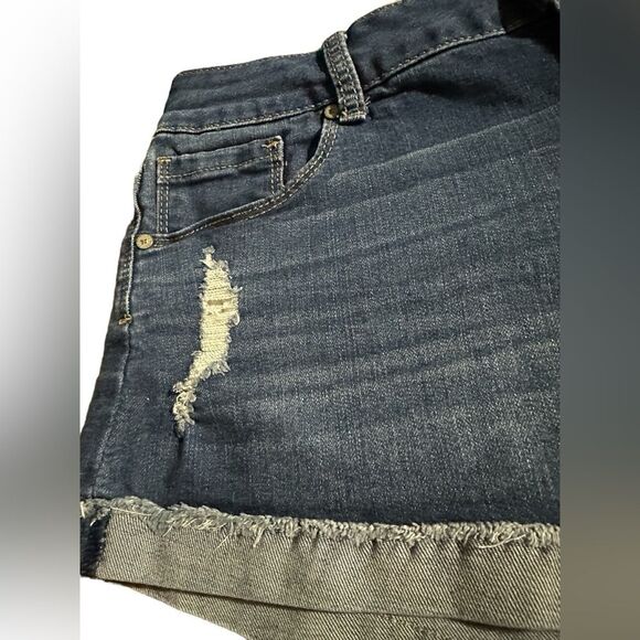 Altar’d state denim destressed cuffed shorts. Great condition. - Picture 2 of 10